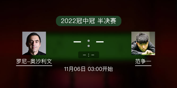 <a href=/zonghebofang/aslw/ target=_blank class=infotextkey>奥沙利文</a>vs范争一赛事前瞻和交手记录