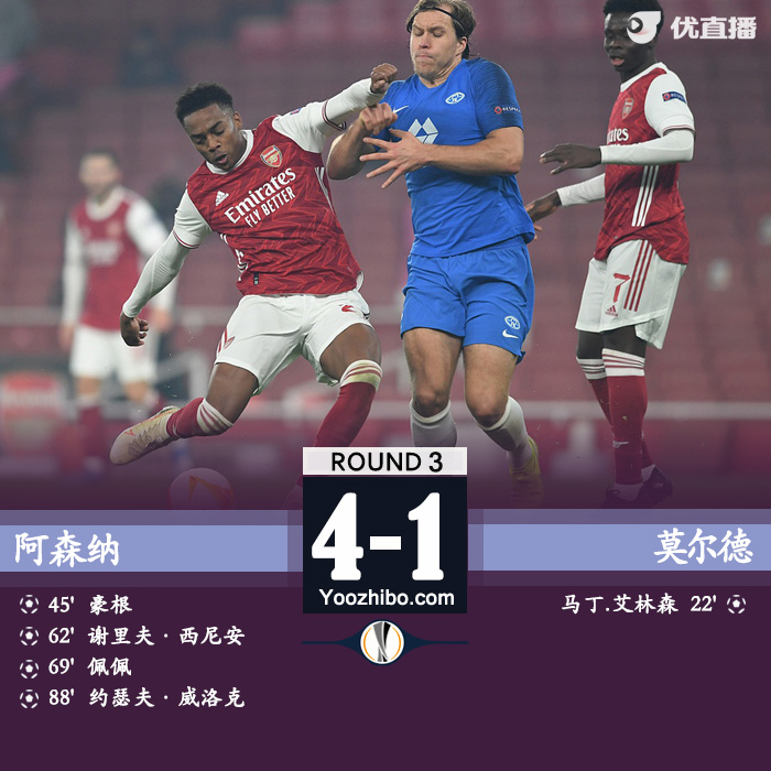 <a href=/zuqiubofang/arsenal/ target=_blank class=infotextkey>阿森纳</a>4-1莫尔德