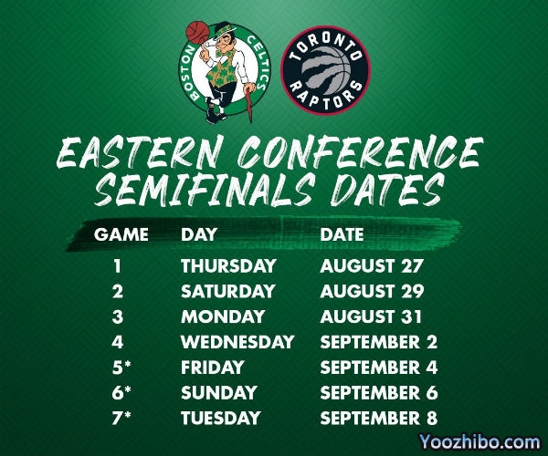 <a href=/lanqiubofang/celtics/ target=_blank class=infotextkey>凯尔特人</a>vs<a href=/lanqiubofang/raptors/ target=_blank class=infotextkey>猛龙</a>次轮对阵表出炉